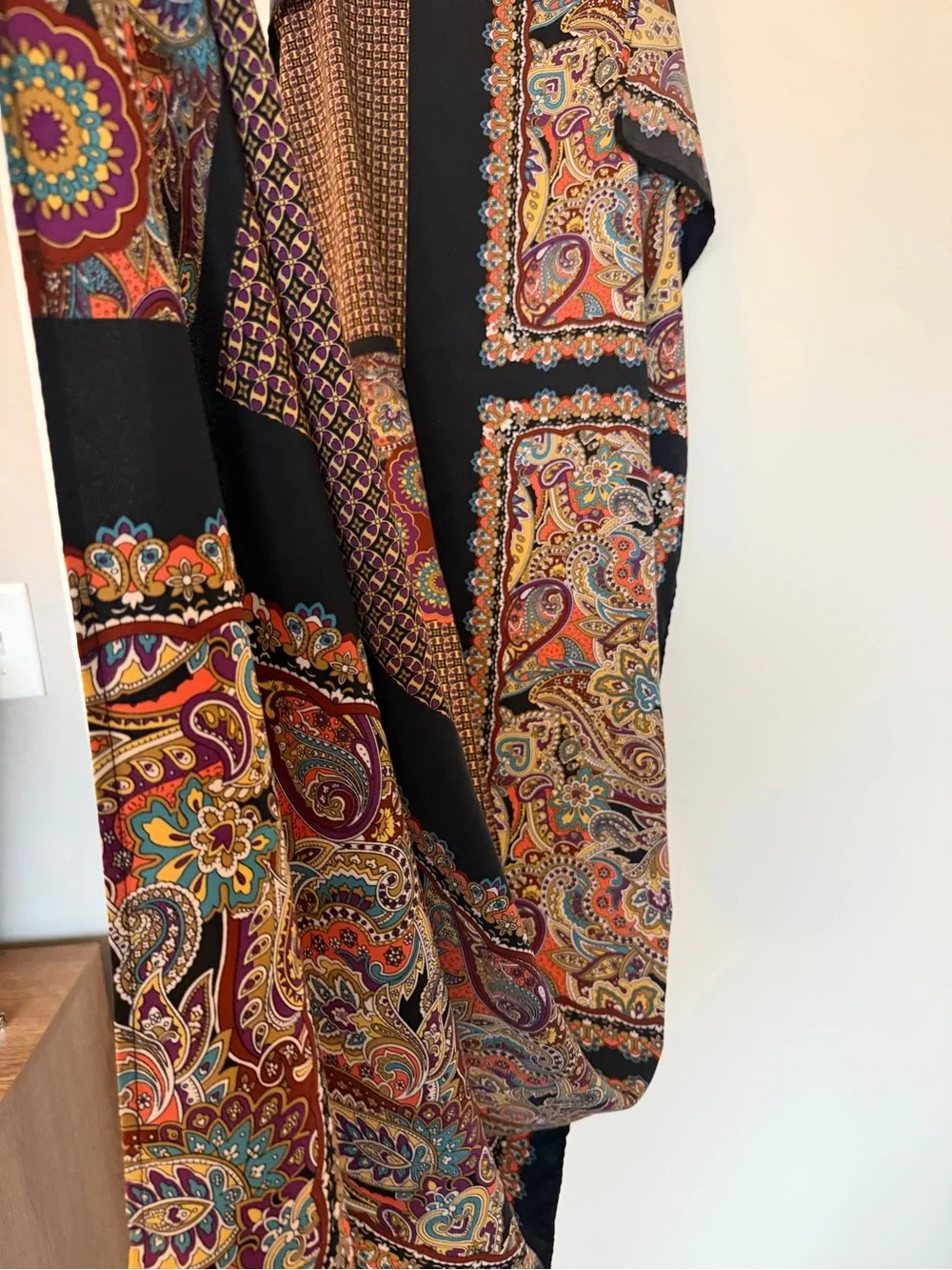 Colorful Paisley Lightweight Scarf